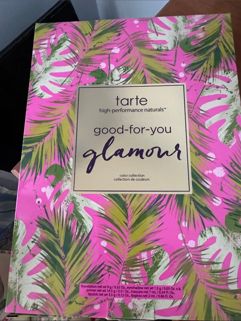 tarte Sea Eyeshadow & Face Set — Cream, Taupe, Pink, Charcoal.